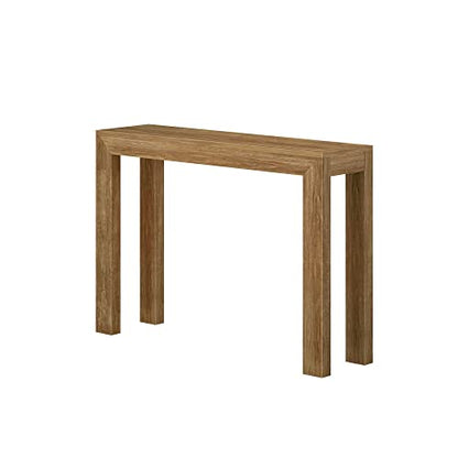 Plank+Beam Modern Console Table, 46 Inch, Pecan | Non-Toxic Finishes, Versatile Design, Modern Design, Easy Assembly, Modern Style, Quick Setup, Solid Wood - color: Pecan, size: 46 Inch