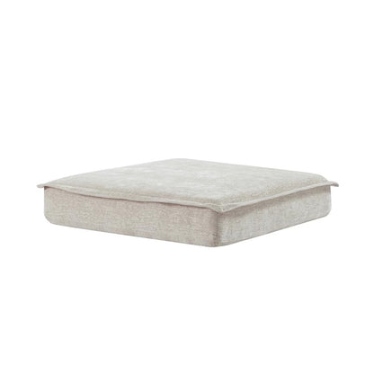 HULALA HOME Seat Cushion Cover for Sectional Sofa Couch, Beige（Cushion is not Included） - color: Beige, size: Seat Cushion Cover