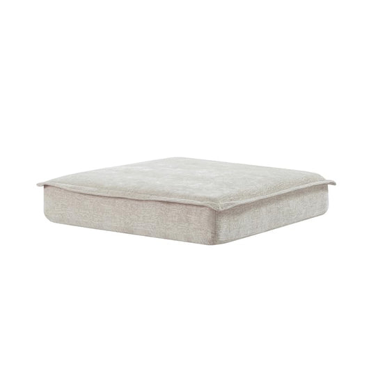 HULALA HOME Seat Cushion Cover for Sectional Sofa Couch, Beige（Cushion is not Included） - color: Beige, size: Seat Cushion Cover