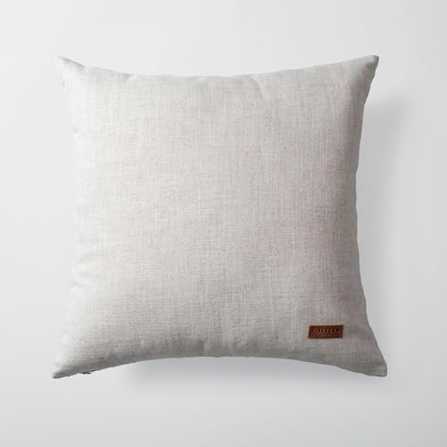 Throw Pillow Covers 20x20 Inch, Pack of 1 Textured Linen Blend with Woven Stripe, Decorative Throw Pillow Case for Couch Sofa, Elegant Design, Combos, Mustard 20x20 Inch - color: Mustard, size: 20" x 20" (Pack of 1)