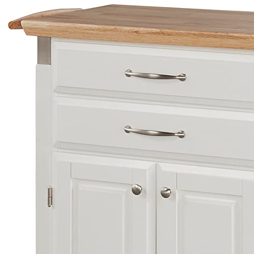 homestyles Dolly Madison Off-White Kitchen Cart - color: Off White
