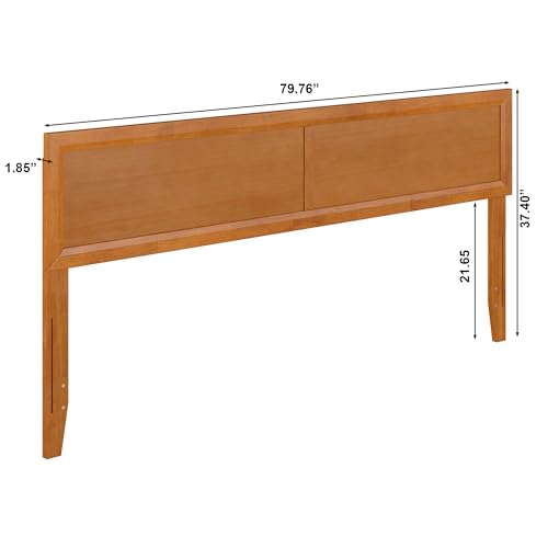 AFI, Sophia Adjustable Modern King Wood Headboard, Light Toffee - color: Light Toffee, size: King (U.S. Standard)