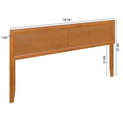 AFI, Sophia Adjustable Modern King Wood Headboard, Light Toffee - color: Light Toffee, size: King (U.S. Standard)