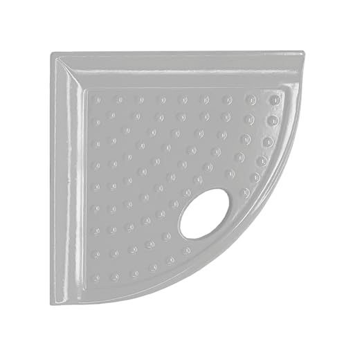 5" Corner Shower Footrest, Retrofit Shaving Shelf for Inside Shower, Bathroom Storage Corner Caddy Organizer, Metro Flatback, Cool Gray Polished - color: Cool Gray Polished
