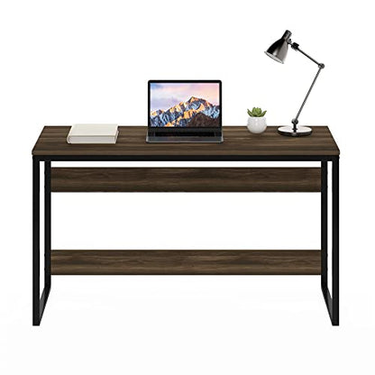 Furinno Moretti Modern Lifestyle Enhanced Study Desk 52 Inch, 52-Inch, Columbia Walnut - color: Columbia Walnut, size: 52 inches