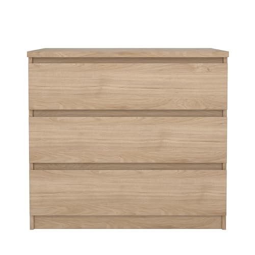 Tvilum Scottsdale 3 Drawer Chest in Jackson Hickory - color: Jackson Hickory