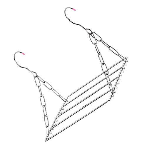 Stainless Steel Laundry Hanger Drying Rack for Dorm Room Compact Hanging Racks for Clothes