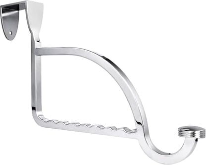 Design Hangers and Hooks, Extension Devices on Closet Doors | for bedrooms and Laundry Rooms, Drying Racks, Chrome Alloy, Durability and Sturdiness，Chrome - color: Chrome
