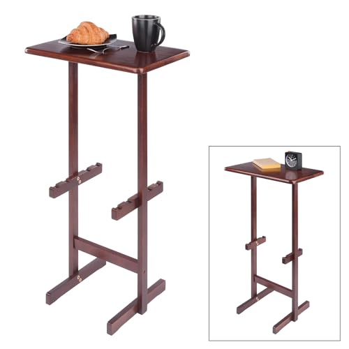 Winsome Riley Snack Table Rack, Walnut - color: Walnut