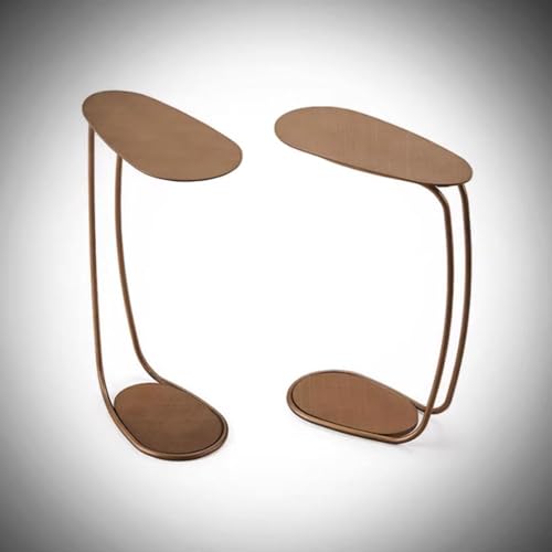 Couch Side Table Creative C-Shaped Mini Coffee Table Extremely Narrow Sofa Metal High-end Small Side Narrow End