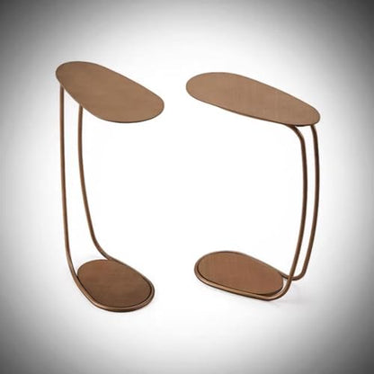 Couch Side Table Creative C-Shaped Mini Coffee Table Extremely Narrow Sofa Metal High-end Small Side Narrow End