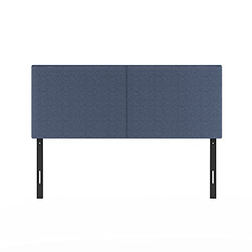 Furinno Roanne Upholstered Headboard, Full, Denim - color: Denim, style: Full-Plain