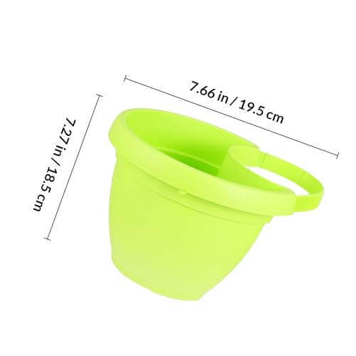 Toddmomy Green Vertical Wall Planter Hanging Basket, Lightweight Useful Hanging Planter for Indoor Outdoor Plants, Creative Pipe-Mounted Plant Pot for Balcony Garden Storage