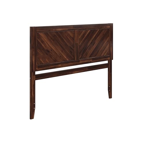 AFI, Canyon Queen Solid Wood Rustic Farmhouse Headboard, Barnwood - color: Barnwood, size: Queen (U.S. Standard)
