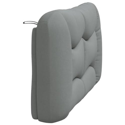 Wall Mounted Headboard Cushion 53.9 Inch Wavy Striped Fabric Backrest Support Pillow for Bed Bedroom Reading Lounge Light Gray - color: Light Gray 5