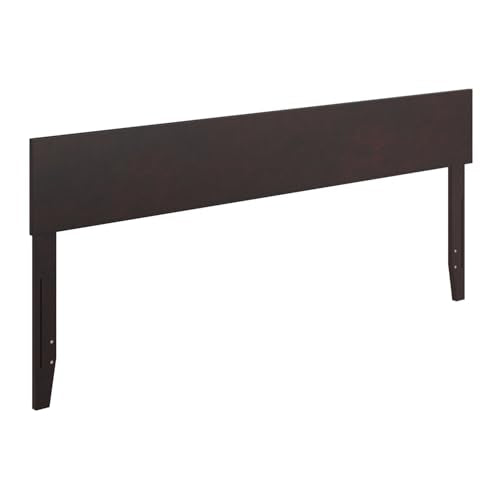 AFI, Orlando King Adjustable Modern Solid Wood Panel Headboard, Espresso - color: Espresso, size: King (U.S. Standard)