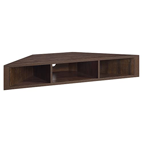 BELLEZE 47" Russel TV Stand & Entertainment Center - Espresso | Modern Style,Wall-mounted Storage Shelf,Fit TV up to 46",Living Room Dining Room - color: Espresso, style: Russel