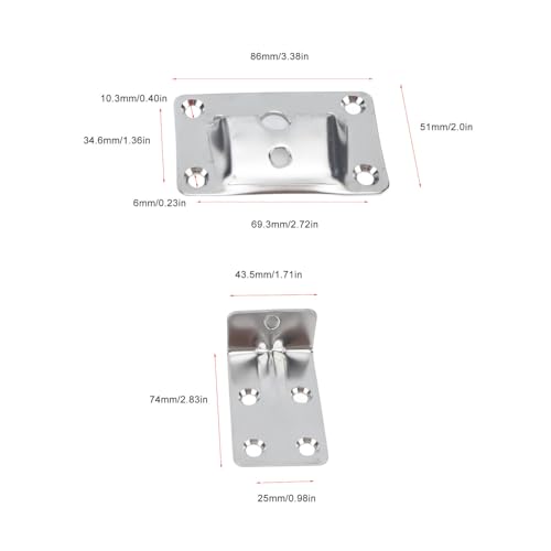 Heavy Duty Removable Folding Table Bracket, Adjustable Wall Mount | Space Saving Configuration, Easy Installation Structure, RV Yacht Marine Applications, Compact Storage Solution
