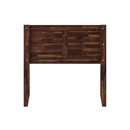 AFI, Canyon Twin Solid Wood Rustic Farmhouse Headboard, Barnwood - color: Barnwood, size: Twin