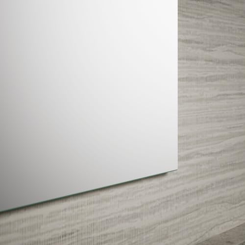 Kohler 55063-NA Embark Slim Medicine Cabinet Mirror, Adjustable Shelves with Mirrored Doors, 25 in. W x 26 in. H - size: 25 in. x 26 in., style: Flat Edge