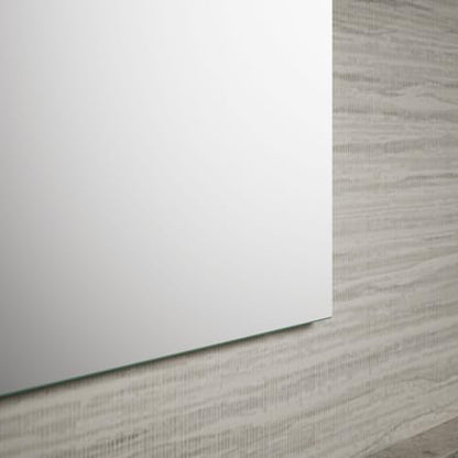 Kohler 55063-NA Embark Slim Medicine Cabinet Mirror, Adjustable Shelves with Mirrored Doors, 25 in. W x 26 in. H - size: 25 in. x 26 in., style: Flat Edge