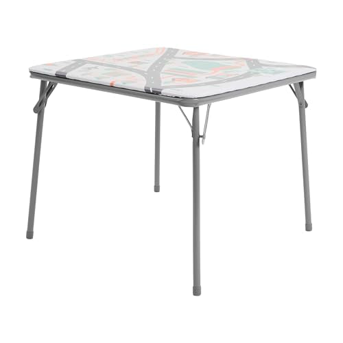 Flash Furniture Mindy Kids 5-Piece Folding Table and Chair Set, Printed | Daycare and Classroom, Children's Activity Table, Portable - color: Printed, size: 5 Piece Set