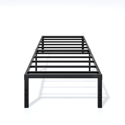 LUMUNANCE Metal Bed Frame Twin Size - 16 Inch Heavy-Duty Twin Platform Bed Frame No Box Spring Needed, Easy Assembly, Noise-Free, Sturdy Mattress Foundation, Underbed Storage Space - size: Twin, style: 16 Inch