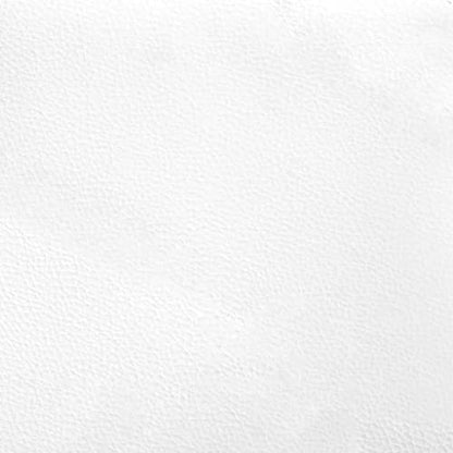 Viana Headboard Cushion, 53.9 inch Upholstered Bed Backrest Support, Faux Leather Wall-Mounted Pillow for 54 inch Mattress, White