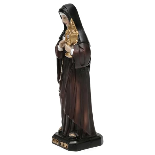 Holyart Resin and PVC Statues: St. Clare 20 cm Resin Statue