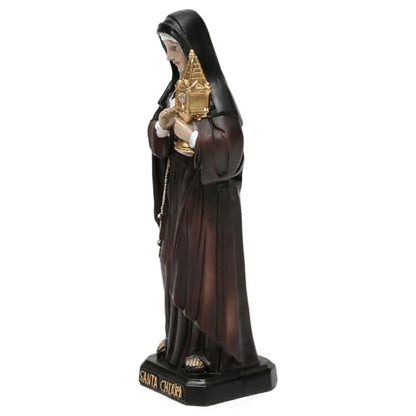 Holyart Resin and PVC Statues: St. Clare 20 cm Resin Statue