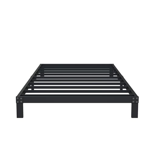 DiaOutro 7 Inch Twin Bed Frames Heavy Duty Low Profile Metal Platform | Steel Slats Platform No Box Spring Needed Mattress Foundation, Easy Assembly, Noise Free - size: Twin, style: 7 Inch