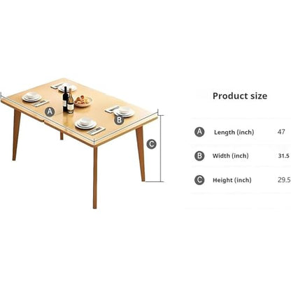 Compact Drop Leaf Table for Small Spaces, Multifunctional Extendable Dining Table for 2 to 6, Foldable Kitchen & Living Room Furniture (White)