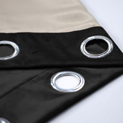 INLINAS Velvet Blackout Curtain - Luxurious Softness with Light Control, Thermal Insulated, Noise Reduction, Energy Saving Set of 2 Panels, Black, 52W x 63L Inch - color: Black, size: 52"W x 63"L (Pack of 2)