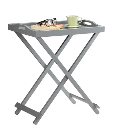 Convenience Concepts Designs2Go Tray Table, Gray - color: Grey