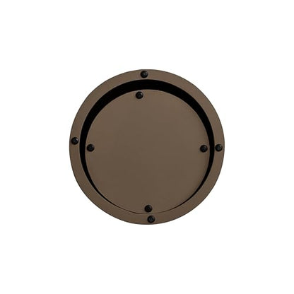 Nesting Coffee Table Set of 2, Modern Round Coffee Table Drum Side Table, Wooden Circle Accent Tables End Tables for Small Spaces Living Room Bedroom Office (Dark Brown) - color: 19" & 15"- Dark Brown