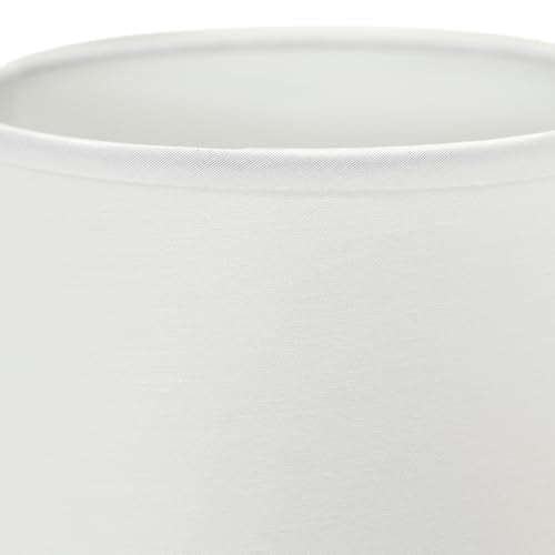 Simple Designs LT1161-OFF 12.5" Chic Glow Petite Dimpled Ceramic Table Lamp, for Bedroom, Office, Living Room, Stylish Spaces, Off White - color: Off-White