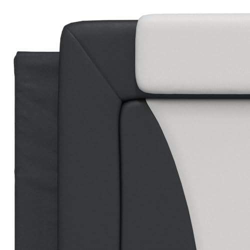 vidaXL Headboard Cushion Viana Black and White 72" Faux Leather | A modern look in classy black and white, Provides excellent back support while you read, - color: Black and White, size: 72"