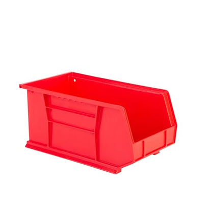 HE HUDSON EXCHANGE 15" x 8" x 7" Plastic Stackable Storage Bin, Red - color: Red, size: 1 Pack