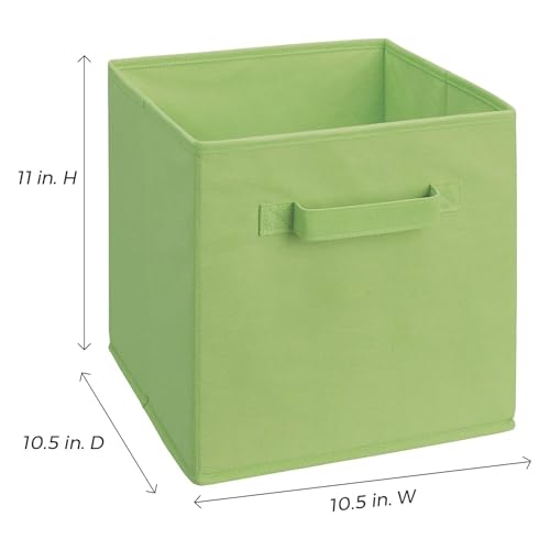 ClosetMaid 18654 Cubeicals Fabric Drawer, Green, 2-Pack - color: Green, size: 2-Pack, style: 2-Pack