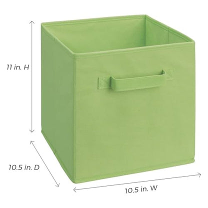 ClosetMaid 18654 Cubeicals Fabric Drawer, Green, 2-Pack - color: Green, size: 2-Pack, style: 2-Pack