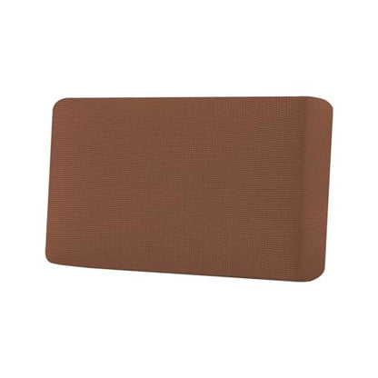 H.VERSAILTEX Super Stretch Individual Seat Cushion Covers Sofa Covers Couch Cushion Covers Slipcover Sets Thick Jacquard Textured Twill Fabric (1 Piece Loveseat Cushion Cover, Caramel) - color: Caramel, size: 1 Cushion Loveseat