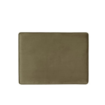 HomePop 24" Dinah Collection Storage Ottoman - Light Sage Green Velvet - color: Light Sage Green Velvet