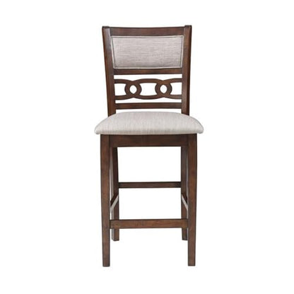 New Classic Furniture Gia 3-Piece Drop Leaf Counter Table Set with 2 Chairs, 42-Inch, Cherry - color: Cherry, size: Counter Set
