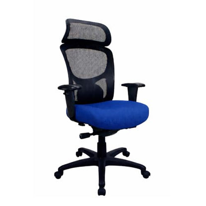 Tempur-Pedic TP6450 Mesh Office Desk Chair, Ergonomic High Back Computer Chair with Adjustable Arms, Lumbar Support and Swivel Tilt, Cobalt - color: Cobalt
