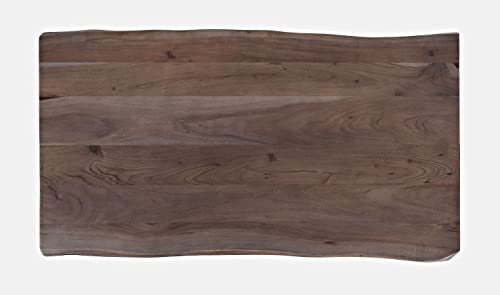 Jofran Nature's Edge 52" Farmhouse Dining Table - Solid Wood Counter Height Dining Table for Modern Homes, Slate - color: Slate