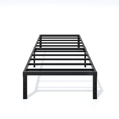 LUMUNANCE Metal Bed Frame Twin Size - 14 Inch Heavy-Duty Twin Platform Bed Frame No Box Spring Needed, Easy Assembly, Noise-Free, Sturdy Mattress Foundation, Underbed Storage Space - size: Twin, style: 14 Inch