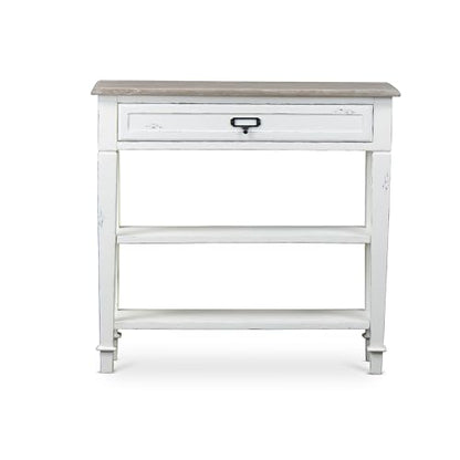 Baxton Studio Dauphine Traditional French 1-Drawer Accent Console Table, White