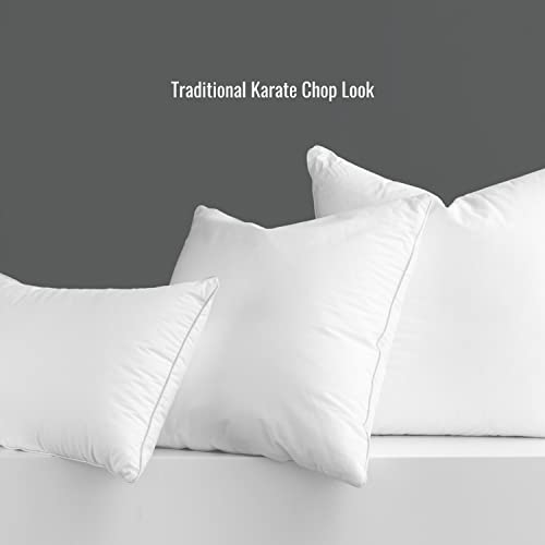 Hofdeco Water Resistant Synthetic Down Alternative Long Lumbar Pillow Insert Sham Stuffer, Rectangle Form, 13"x27" - color: 13"x27", size: 13"x27"