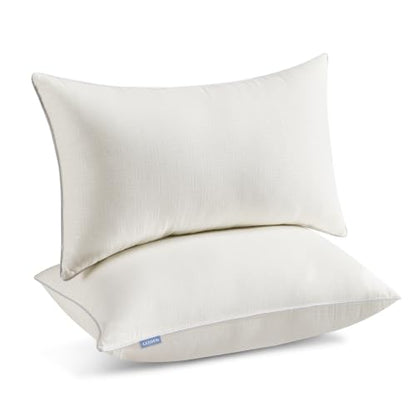 Leeden 12 x 20 Lumbar Pillow Inserts Set of 2 for Sofa Couch Support | Soft polyester fill with durable piping, perfect for sofa, bed and chair pillow covers with lasting comfort and support. - size: 12x20 Inch (Pack of 2)