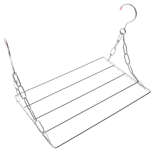 IMIKEYA Stainless Steel Compact Laundry Drying Rack Multi-Functional for Kitchen Clothing Shoes